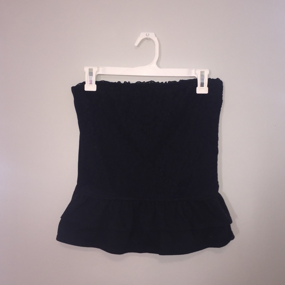 Strapless top